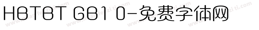 HBTBT GB1 0字体转换